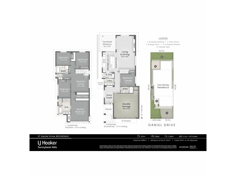37 Daniel Drive, Rochedale QLD 4123 Floorplan