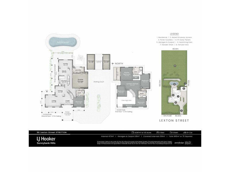 96 Lexton Street, Stretton QLD 4116 Floorplan