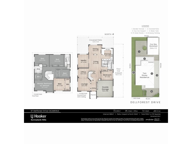 37 Dellforest Drive, Calamvale QLD 4116 Floorplan