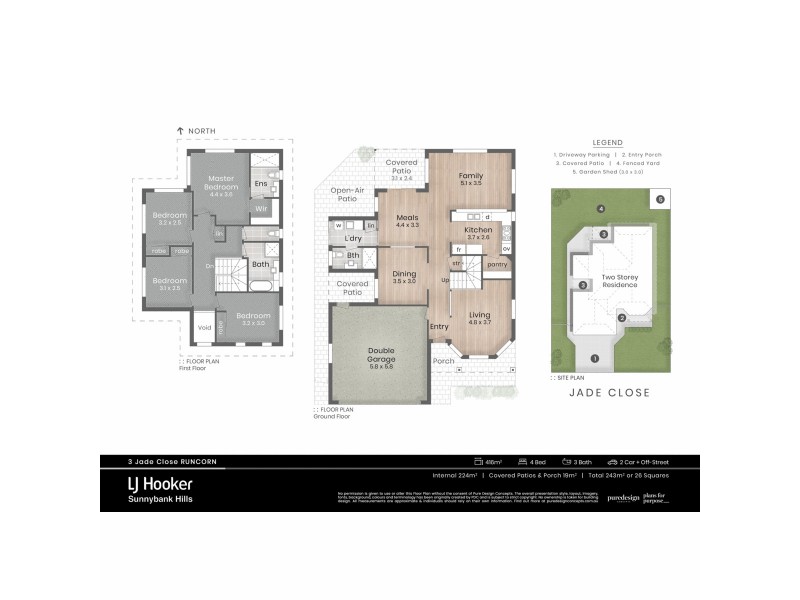 3 Jade Close, Runcorn QLD 4113 Floorplan