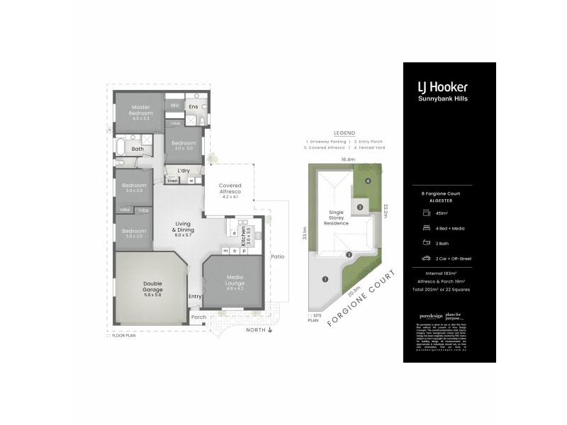 6 Forgione Court, Calamvale QLD 4116 Floorplan
