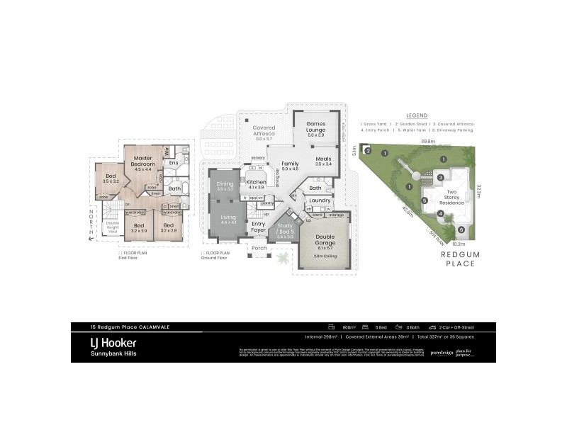 15 Redgum Place, Calamvale QLD 4116 Floorplan