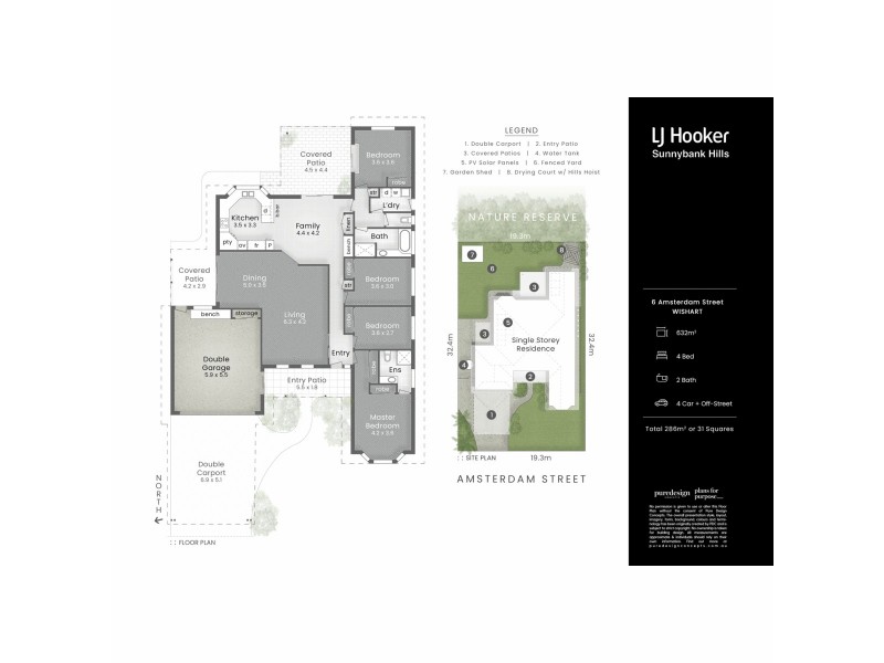 6 Amsterdam Street, Wishart QLD 4122 Floorplan