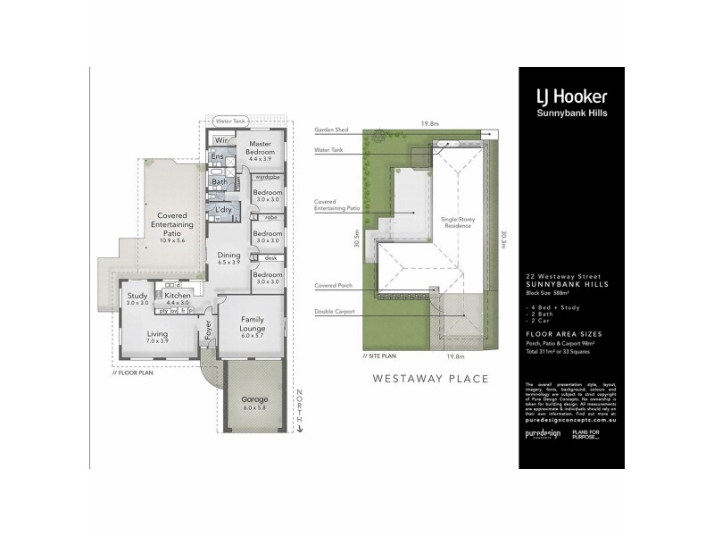 22 Westaway Street, Sunnybank Hills QLD 4109 Floorplan