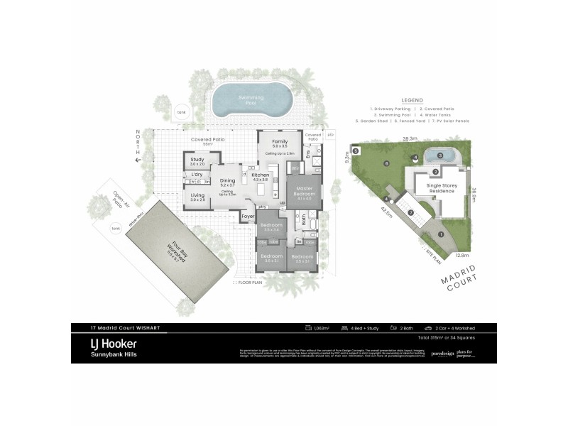 17 Madrid Court, Wishart QLD 4122 Floorplan