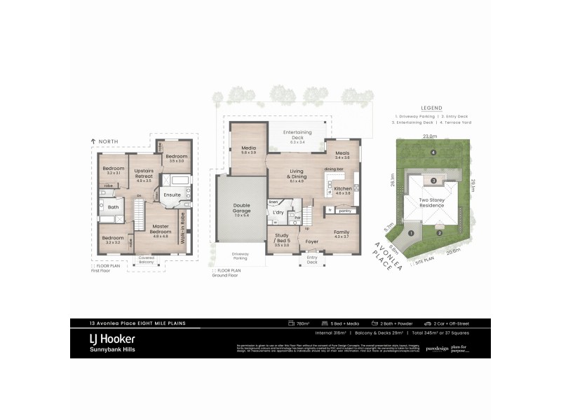 13 Avonlea Place, Eight Mile Plains QLD 4113 Floorplan