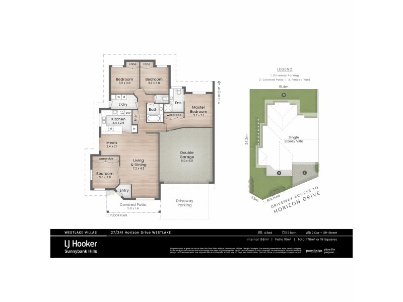 27/241 Horizon Drive, Westlake QLD 4074 Floorplan