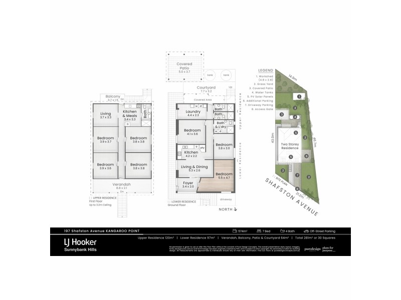 197 Shafston Avenue, Kangaroo Point QLD 4169 Floorplan