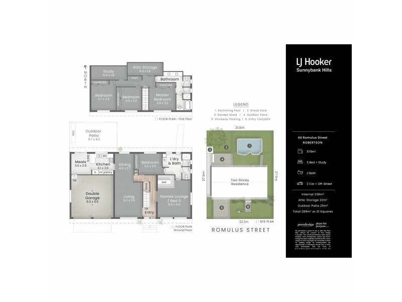 44 Romulus Street, Robertson QLD 4109 Floorplan