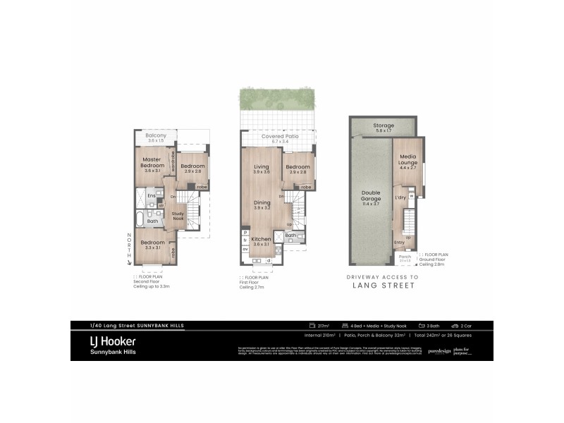 1/40 Lang Street, Sunnybank Hills QLD 4109 Floorplan