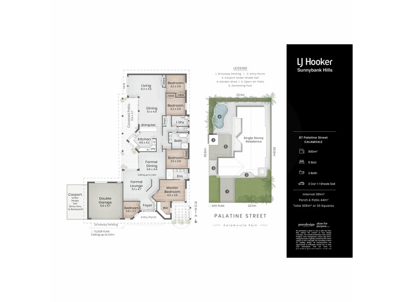87 Palatine Street, Calamvale QLD 4116 Floorplan