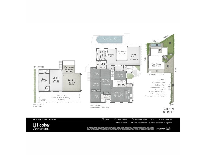 44 Craig Street, Wishart QLD 4122 Floorplan