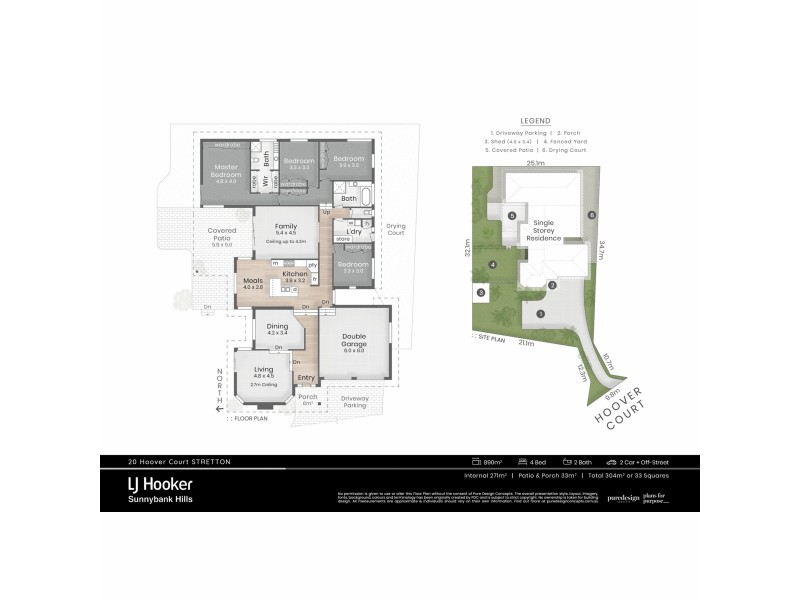 20 Hoover Court, Stretton QLD 4116 Floorplan