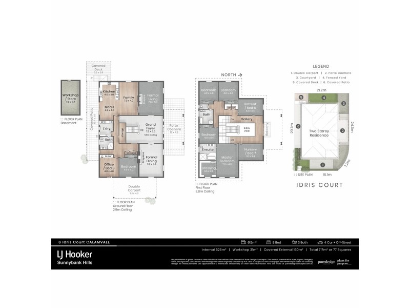 6 Idris Court, Calamvale QLD 4116 Floorplan
