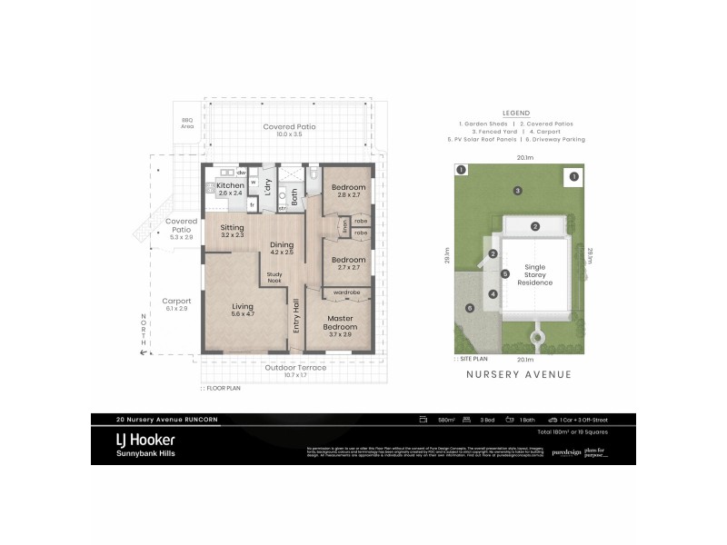 20 Nursery Avenue, Runcorn QLD 4113 Floorplan
