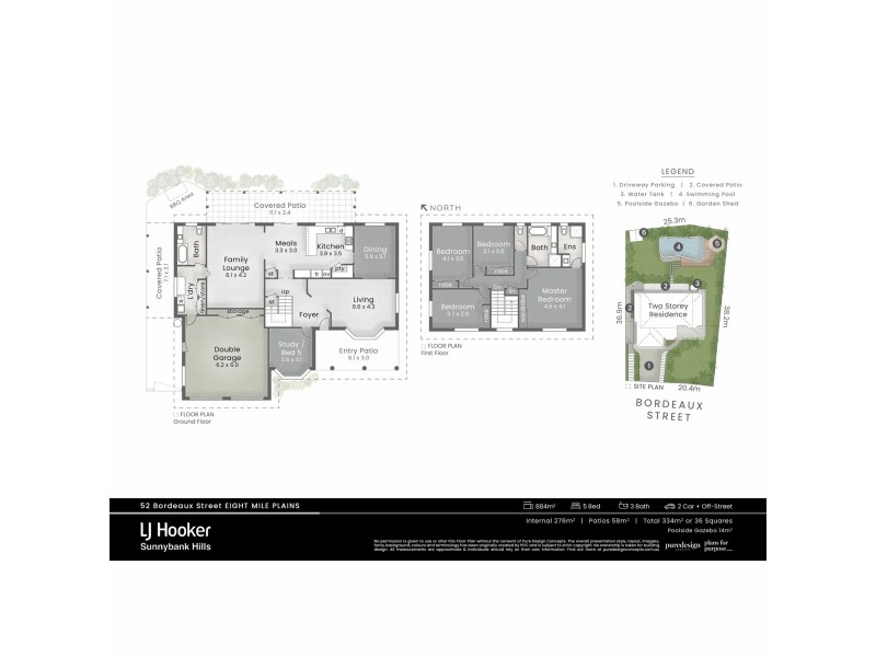 52 Bordeaux Street, Eight Mile Plains QLD 4113 Floorplan