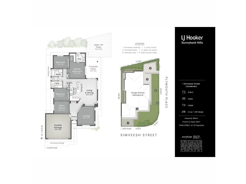 1 Simveesh Street, Calamvale QLD 4116 Floorplan