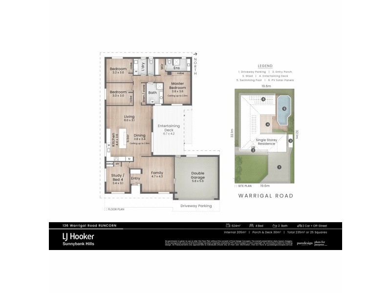 136 Warrigal Road, Runcorn QLD 4113 Floorplan