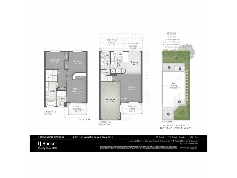 20/8 Honeysuckle Way, Calamvale QLD 4116 Floorplan