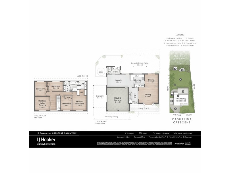 13 Casuarina Crescent, Calamvale QLD 4116 Floorplan