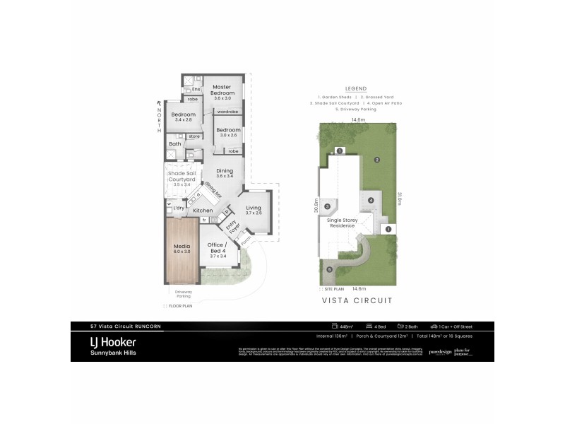 57 Vista Circuit, Runcorn QLD 4113 Floorplan