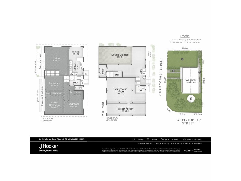 44 Christopher Street, Sunnybank Hills QLD 4109 Floorplan