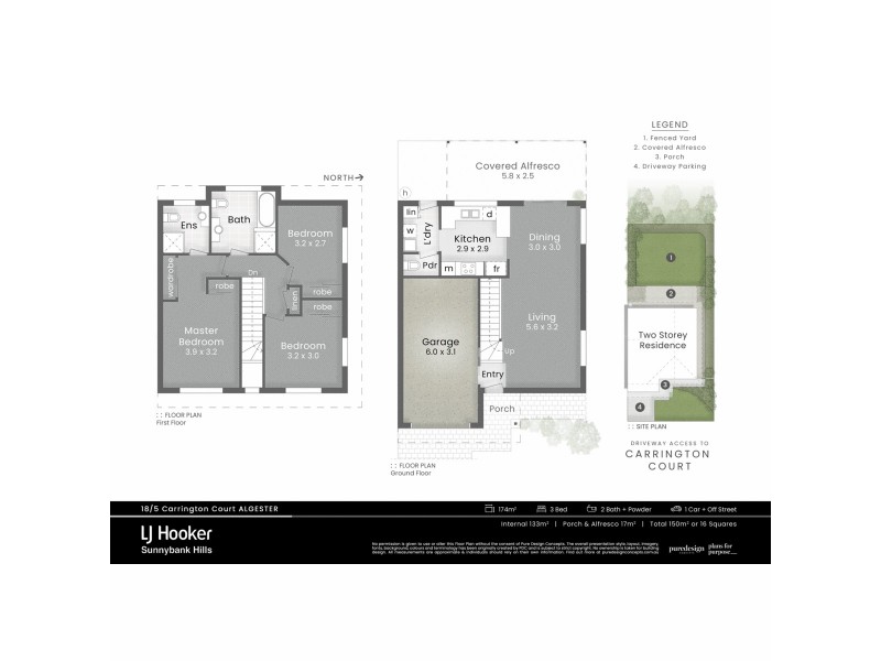 18/5 Carrington Court, Algester QLD 4115 Floorplan