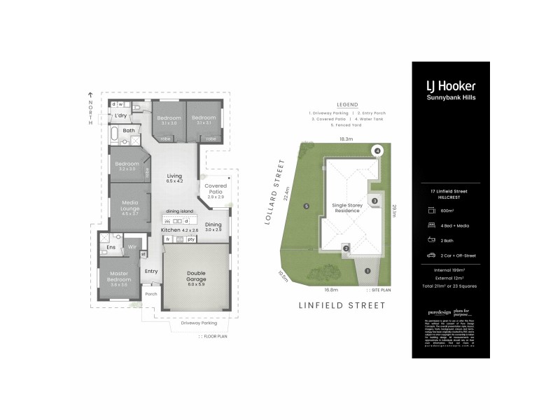 17 Linfield Street, Hillcrest QLD 4118 Floorplan