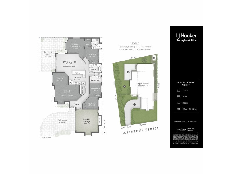 23 Hurlstone Street, Wishart QLD 4122 Floorplan