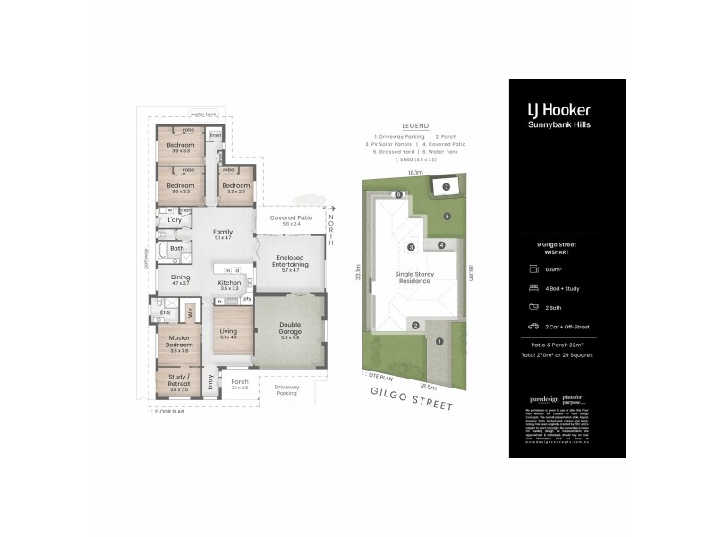 9 Gilgo Street, Wishart QLD 4122 Floorplan