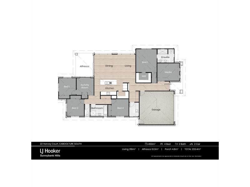 22 Harvey Court, Caboolture South QLD 4510 Floorplan