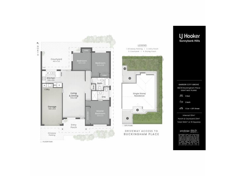 68/25 Buckingham Place, Eight Mile Plains QLD 4113 Floorplan