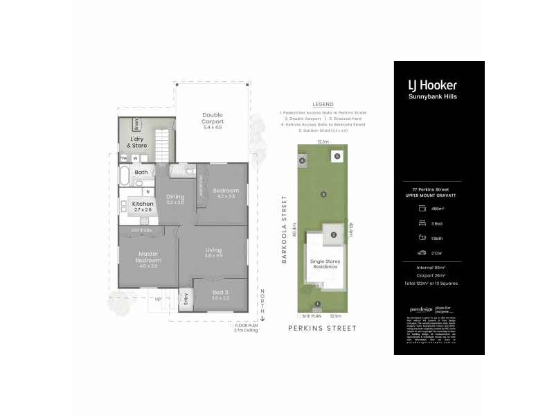 77 Perkins Street, Upper Mount Gravatt QLD 4122 Floorplan