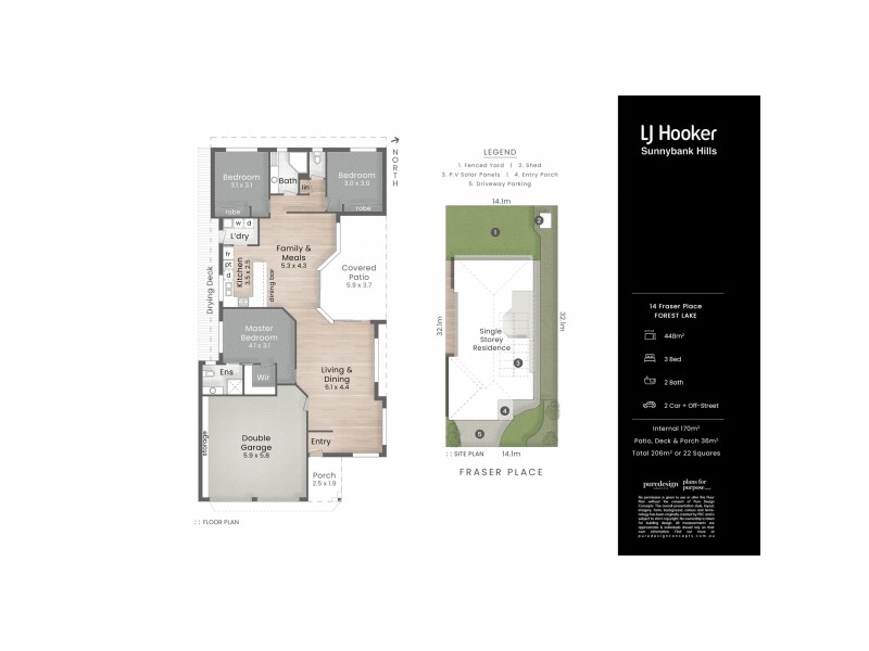 14 Fraser Place, Forest Lake QLD 4078 Floorplan