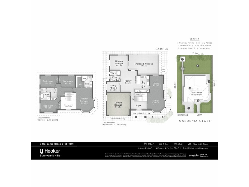 8 Gardenia Close, Stretton QLD 4116 Floorplan