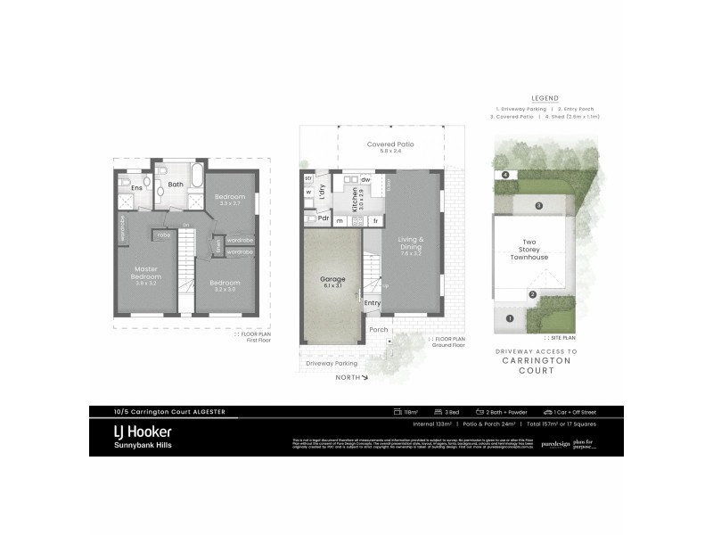 10/5 Carrington Court, Algester QLD 4115 Floorplan