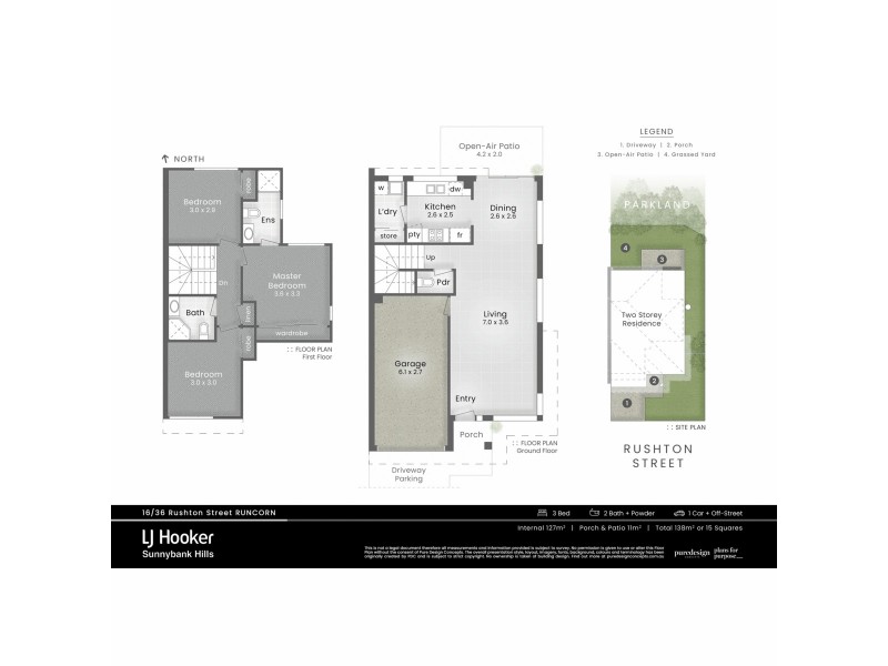 16/36 Rushton Street, Runcorn QLD 4113 Floorplan