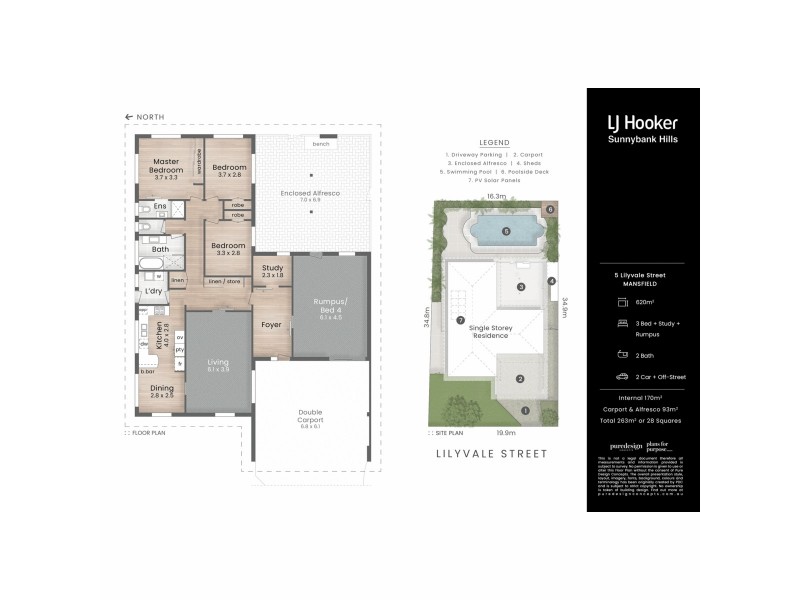 5 Lilyvale Street, Mansfield QLD 4122 Floorplan