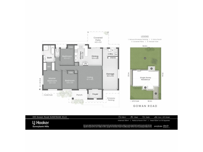 320 Gowan Road, Sunnybank Hills QLD 4109 Floorplan