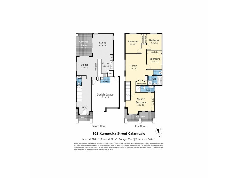 103 Kameruka Street, Calamvale QLD 4116 Floorplan