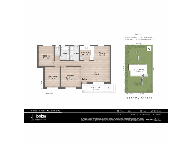 12 Flaxton Street, Acacia Ridge QLD 4110 Floorplan