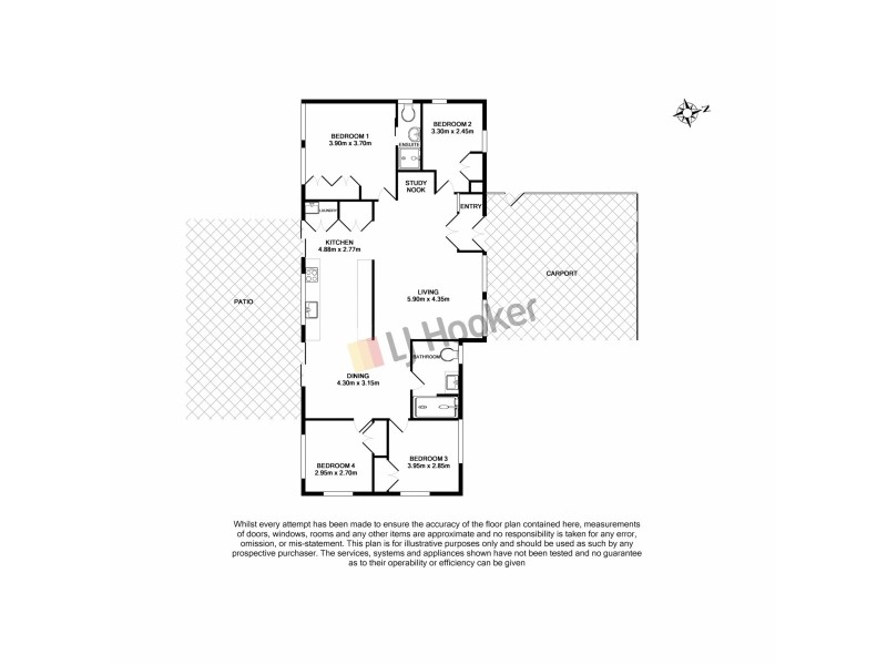 86 Dalmeny Street, Algester QLD 4115 Floorplan
