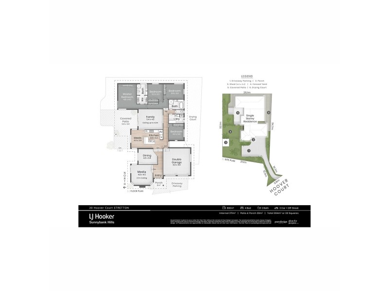 20 Hoover Court, Stretton QLD 4116 Floorplan