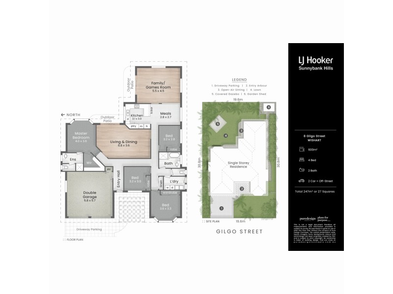 8 Gilgo Street, Wishart QLD 4122 Floorplan