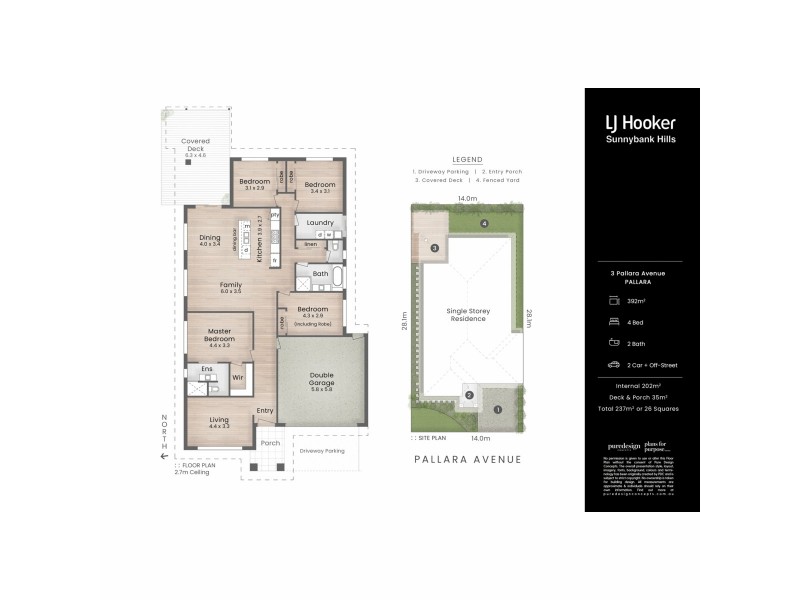 3 Pallara Avenue, Pallara QLD 4110 Floorplan