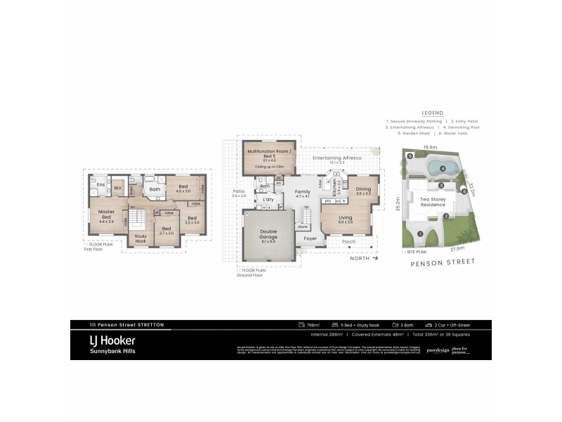 111 Penson Street, Stretton QLD 4116 Floorplan