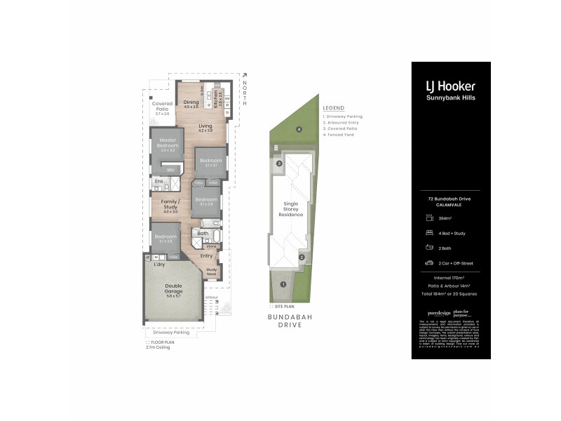 72 Bundabah Drive, Calamvale QLD 4116 Floorplan