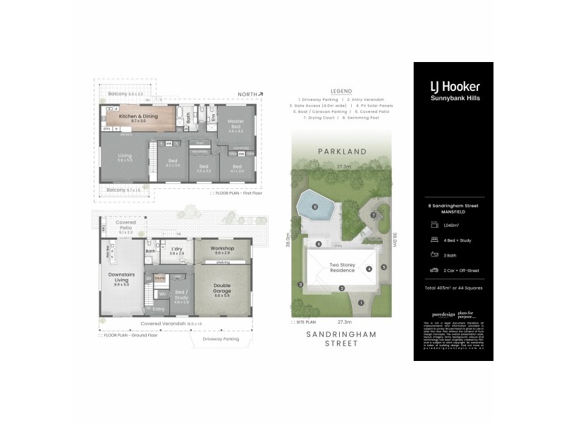 8 Sandringham Street, Mansfield QLD 4122 Floorplan