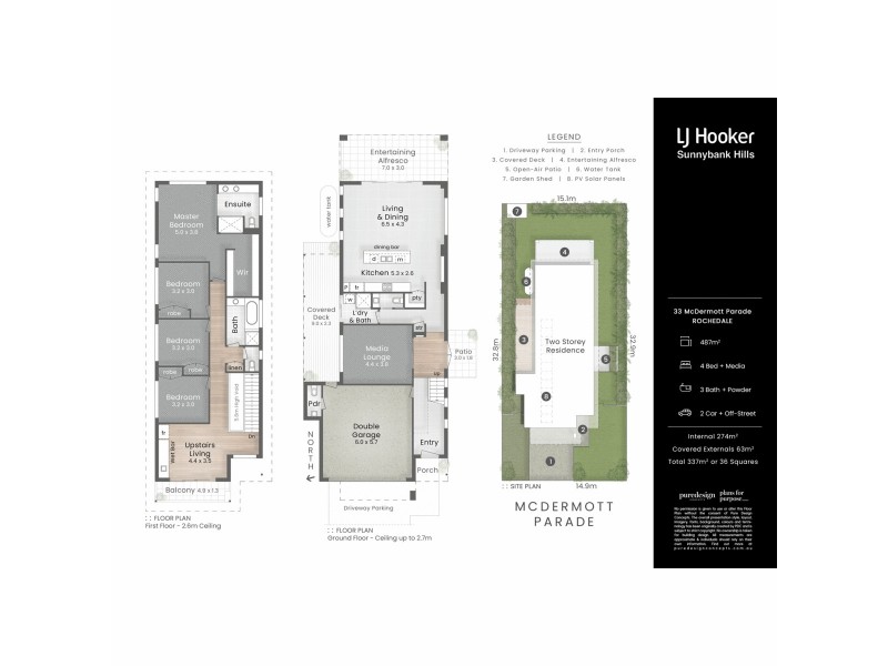 33 McDermott Parade, Rochedale QLD 4123 Floorplan