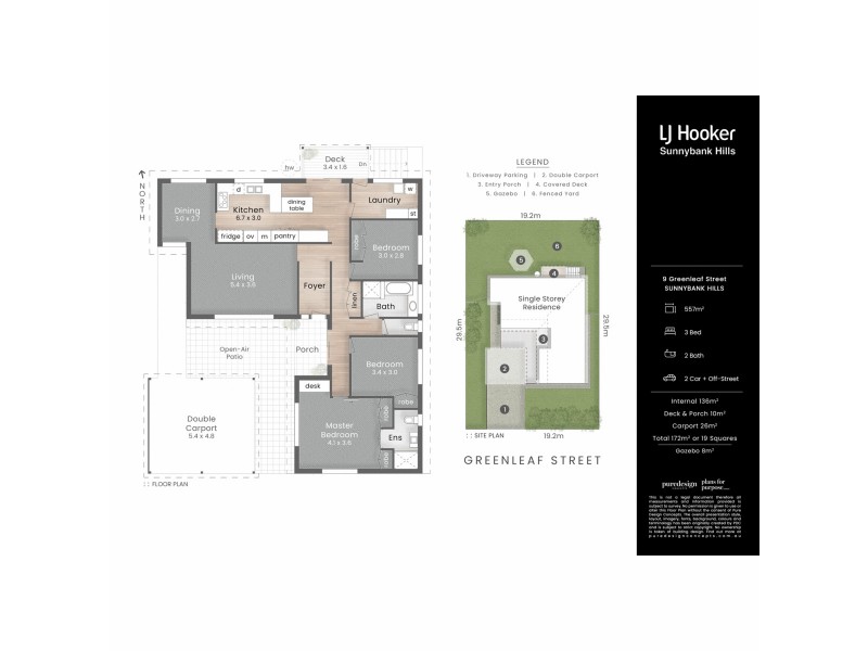 9 Greenleaf Street, Sunnybank Hills QLD 4109 Floorplan